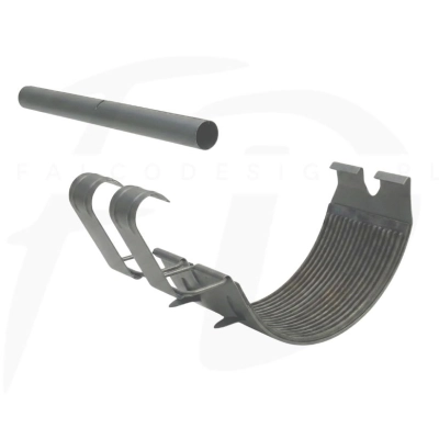 Złączka rynny stalowa Inguri  ⌀ 150 kolor grafitowy RAL 7024